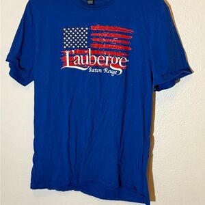 District Blue American Flag Tee